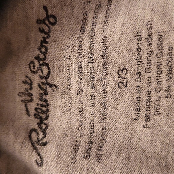 The Rolling Stones grey short sleeve tee shirt - Picture 2 of 3